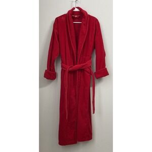 VICTORIA'S‎ SECRET TERRY CLOTH BATH ROBE-RED-SIZE XS/S